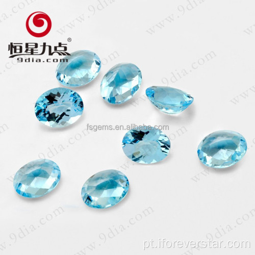 Gemstone Oval Corte natural para jóias de prata esterlina